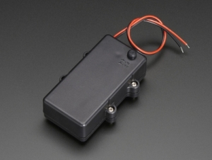 [로봇사이언스몰][로봇사이언스몰][Adafruit][에이다프루트] Waterproof 2xAA Battery Holder with On/Off Switch id:770>>메이키 활동에 필요한 센서, 헤더, 건전지홀더 등