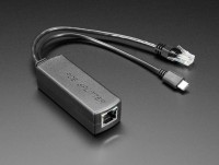 [로봇사이언스몰] [Adafruit][에이다프루트] PoE Splitter with USB Type C - 5V 2A - 100 MB Ethernet ID:4552