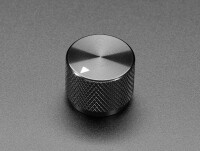 [로봇사이언스몰] [Adafruit][에이다프루트] Anodized Aluminum Machined Knob - Black - 20mm Diameter ID:5527